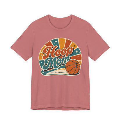 Hoop Mom Raising Legends Basketball T-Shirt | Retro Tee | Perfect Gift for Basketball Moms