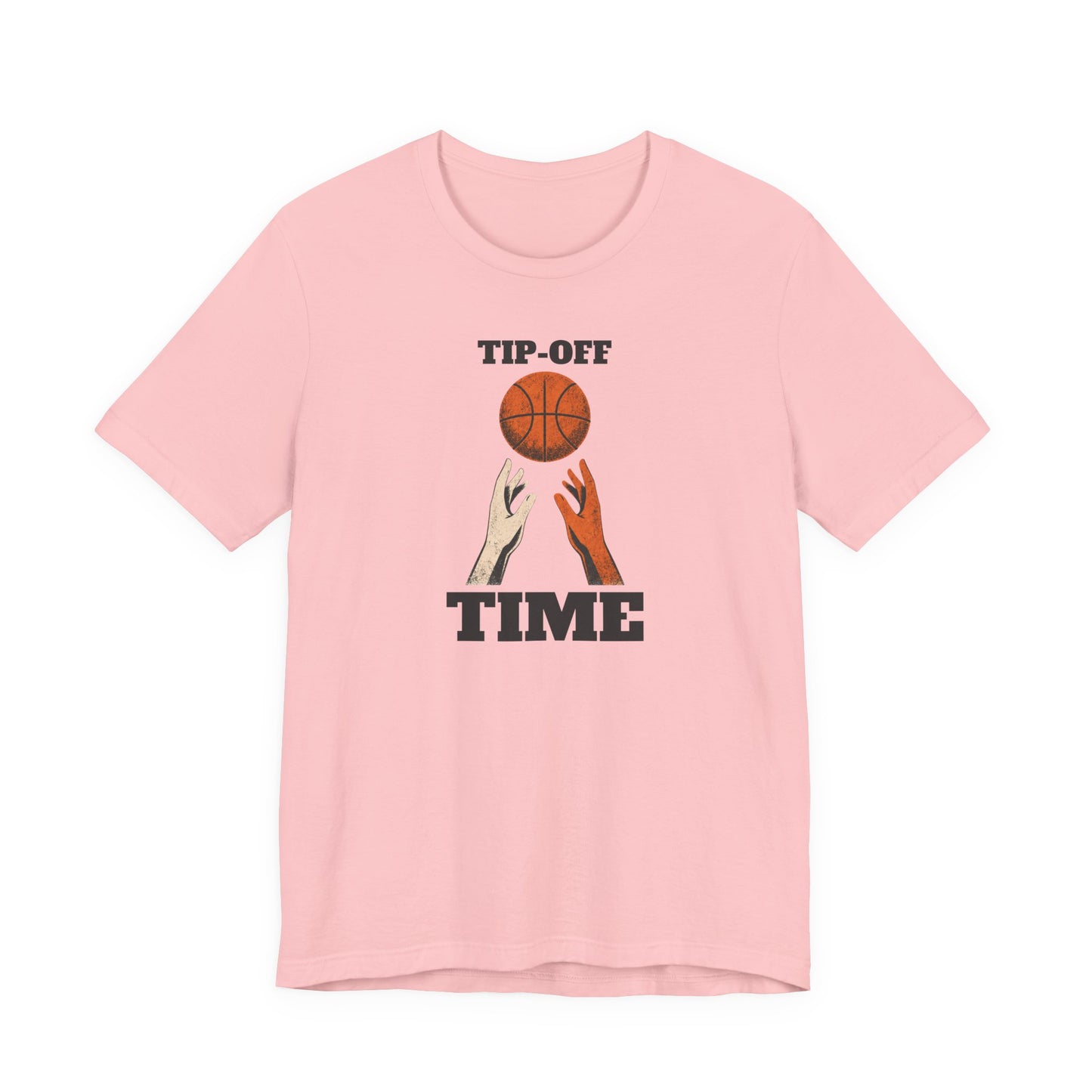 Tip-Off Time Basketball T-Shirt | Gameday Hands Tee | Perfect for Hoopers