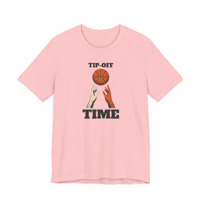 Tip-Off Time Basketball T-Shirt | Gameday Hands Tee | Perfect for Hoopers