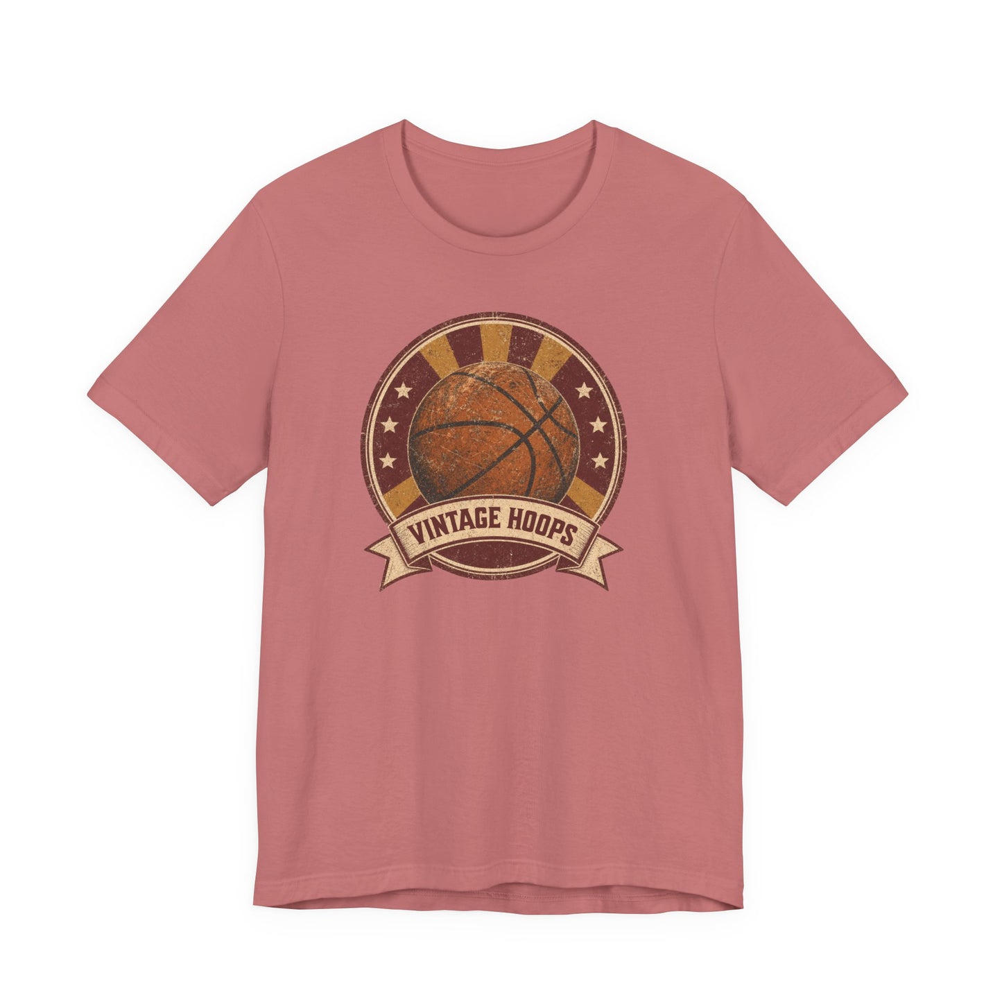 Vintage Hoops Basketball T-Shirt | Retro Distressed Tee | Geschenk für Hooper