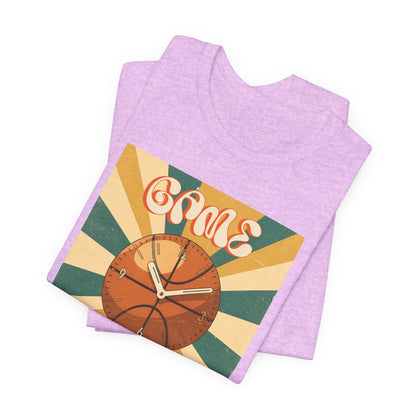 Game Time Basketball Clock T-Shirt | Retro Hooper Tee | Perfect Gift for Ball Players
