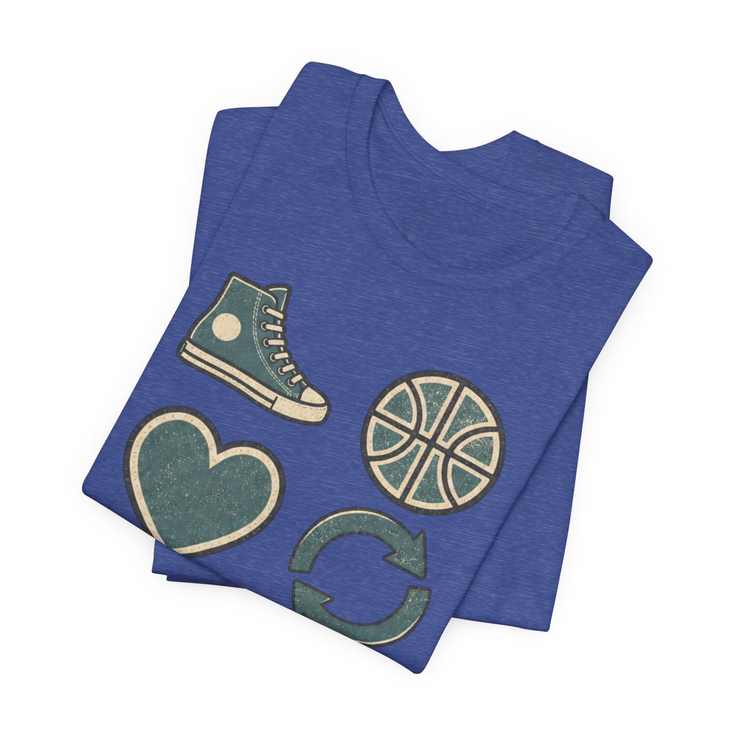 Live Hoop Repeat Basketball T-Shirt | Vintage Hooper Tee | Perfect Gift for Court Players