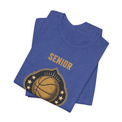 Senior Night Basketball T-Shirt | Gold & Black Hooper Tee | Perfect Gift