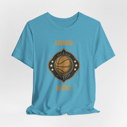 Senior Night Basketball T-Shirt | Gold & Black Hooper Tee | Perfect Gift