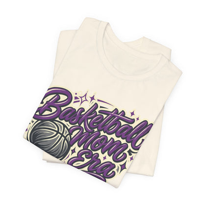 Basketball Mom Era T-Shirt | Purple Retro Tee | Perfect Gift for Basketball Moms
