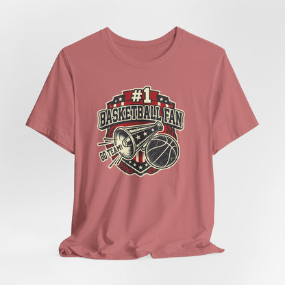 #1 Basketball Fan T-Shirt | Vintage Sports Tee | Perfect Gift for Hoopers