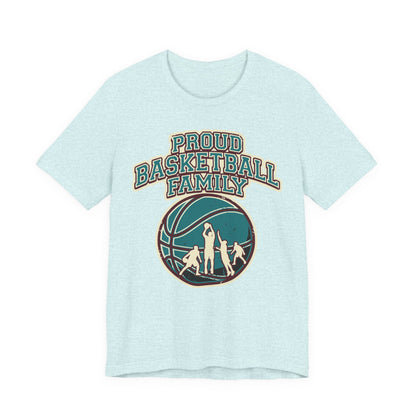 Proud Basketball Family T-Shirt | Vintage Hooper Tee | Perfect Gift for Players