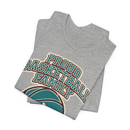 Proud Basketball Family T-Shirt | Vintage Hooper Tee | Perfect Gift for Players