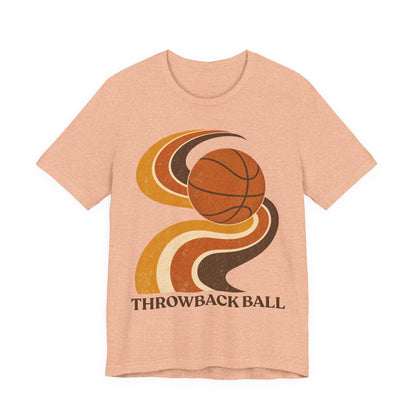 Retro Throwback Ball Basketball T-Shirt | Vintage Vibes Tee | Perfect Gift