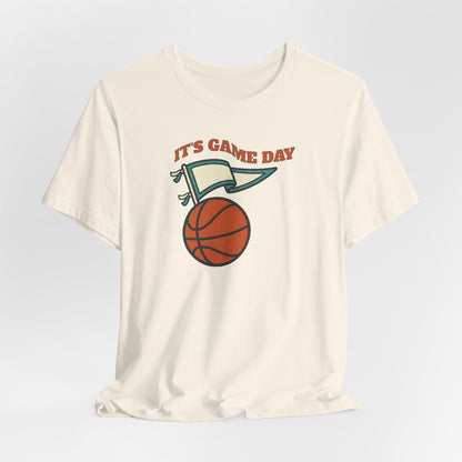It's Gameday Basketball T-Shirt | Pennant Flag Tee | Perfect Gift for Hoopers