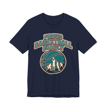 Proud Basketball Family T-Shirt | Vintage Hooper Tee | Perfect Gift for Players