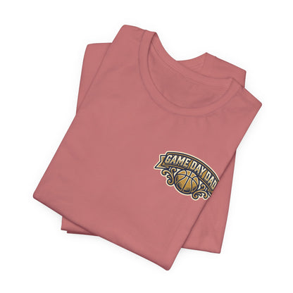 Game Day Dad Basketball T-Shirt | Navy & Gold Hooper Tee | Perfect Dad Gift