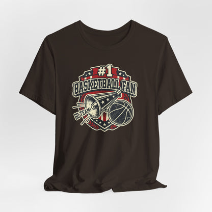 #1 Basketball Fan T-Shirt | Vintage Sports Tee | Perfect Gift for Hoopers