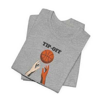 Tip-Off Time Basketball T-Shirt | Gameday Hands Tee | Perfect for Hoopers