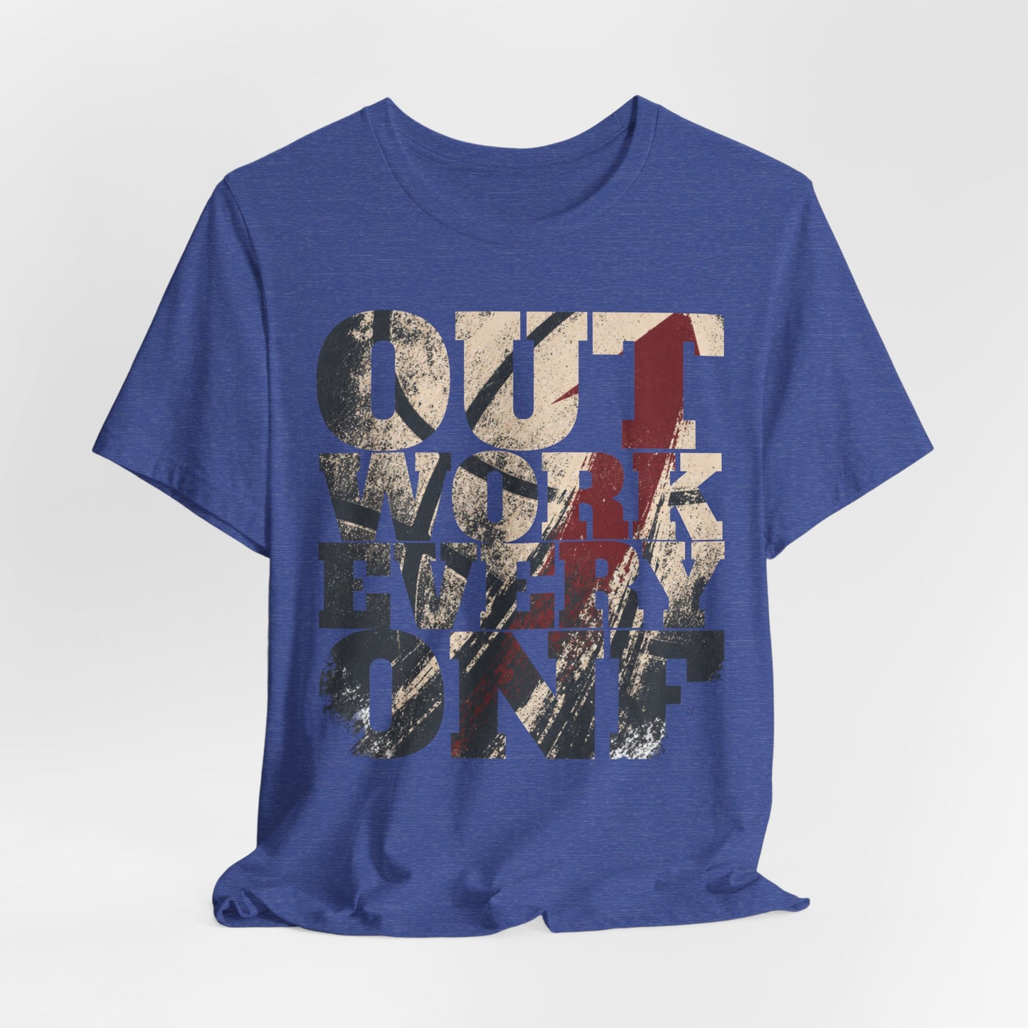 Outwork Everyone Basketball T-Shirt | Grind Motivations Tee | Gym-Geschenk
