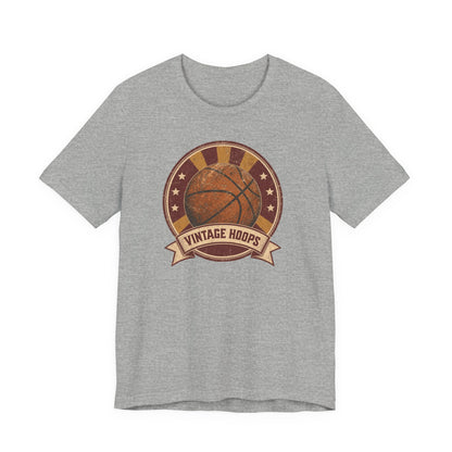 Vintage Hoops Basketball T-Shirt | Retro Distressed Tee | Perfect Gift for Hoopers
