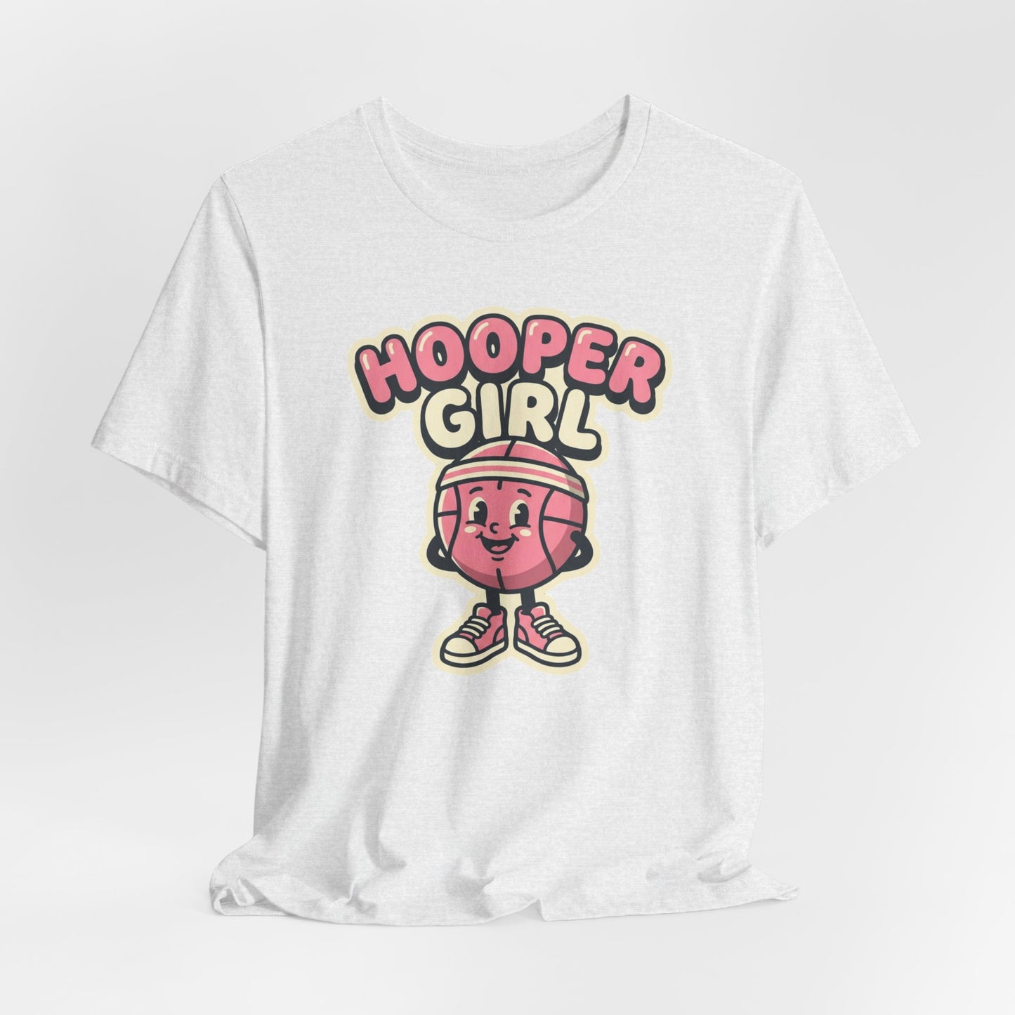 Hooper Girl Basketball T-Shirt | Retro Cartoon Tee | Perfect Gift for Female Players