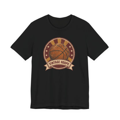 Vintage Hoops Basketball T-Shirt | Retro Distressed Tee | Perfect Gift for Hoopers