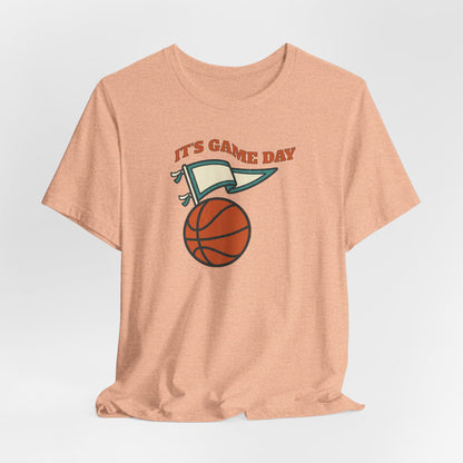 It's Gameday Basketball T-Shirt | Pennant Flag Tee | Perfect Gift for Hoopers