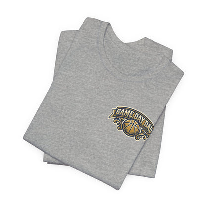 Game Day Dad Basketball T-Shirt | Navy & Gold Hooper Tee | Perfect Dad Gift