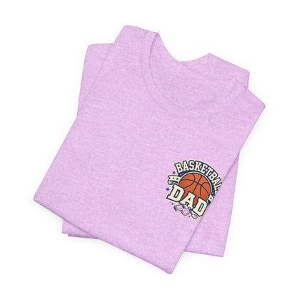Basketball Dad Vintage T-Shirt | Coach Tee with Ball Graphic | Perfect Dad Gift