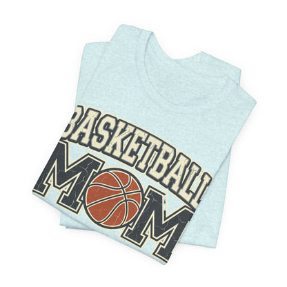 Basketball Mom Vintage Tee | Retro Ball Graphic T-Shirt | Perfect Gift for Hooper Parents