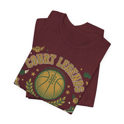 Court Legends Est. 1920 Basketball T-Shirt | Vintage Coach Tee | Premium Hoopers Gift