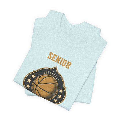 Senior Night Basketball T-Shirt | Gold & Black Hooper Tee | Perfect Gift