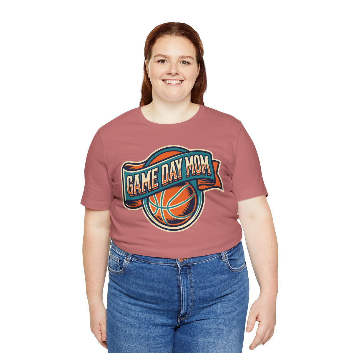 Game Day Mom Basketball T-Shirt | Vintage Sports Tee | Perfect Gift for Basketball Moms