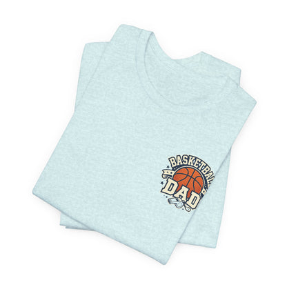Basketball Dad Vintage T-Shirt | Coach Tee with Ball Graphic | Perfect Dad Gift
