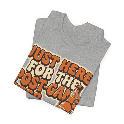 Just Here For Postgame Beer Basketball T-Shirt | Funny Hooper Tee | Perfect Gift