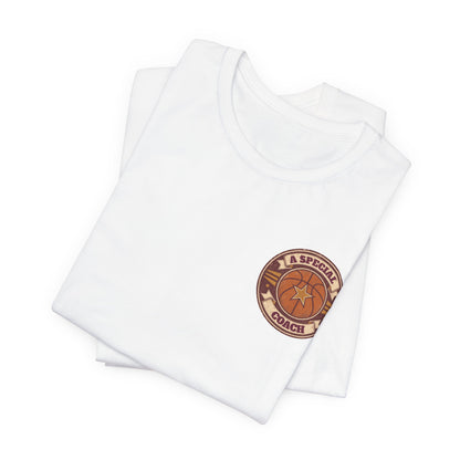 A Special Coach Basketball T-Shirt | Vintage Badge Tee | Perfect Coach Gift