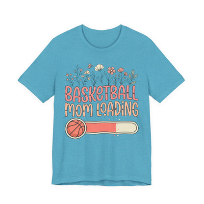 Basketball Mom Loading Floral T-Shirt | Mom Life Tee | Perfect Gift for Hooper Moms