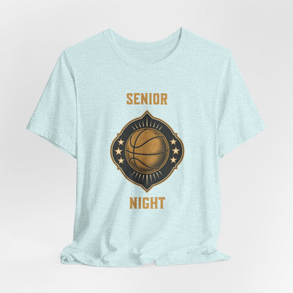Senior Night Basketball T-Shirt | Gold & Black Hooper Tee | Perfect Gift