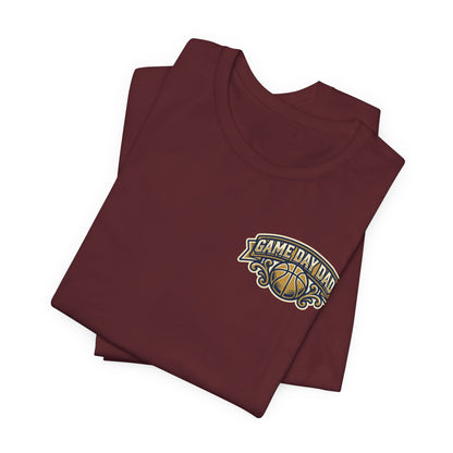 Game Day Dad Basketball T-Shirt | Navy & Gold Hooper Tee | Perfect Dad Gift