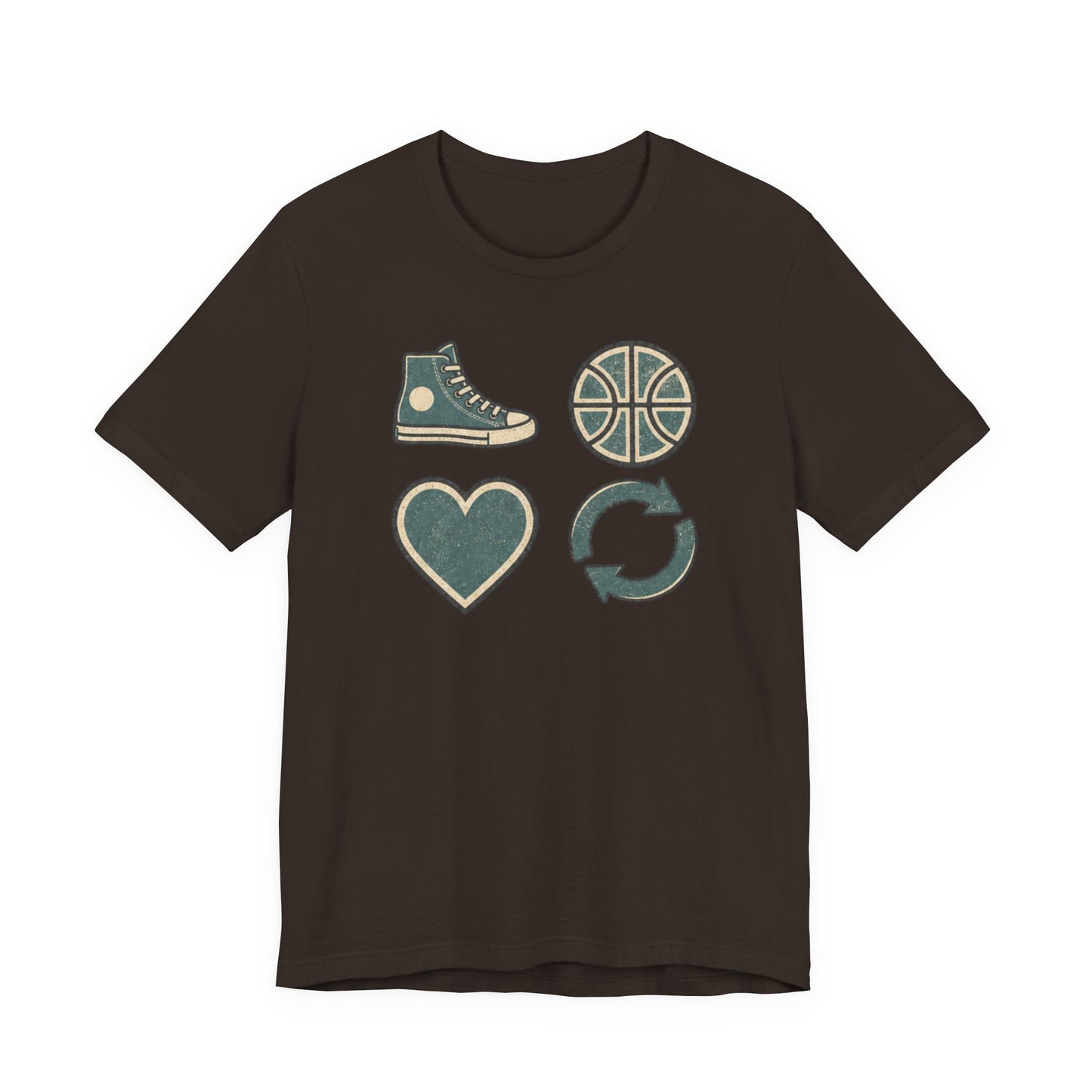 Live Hoop Repeat Basketball T-Shirt | Vintage Hooper Tee | Perfect Gift for Court Players