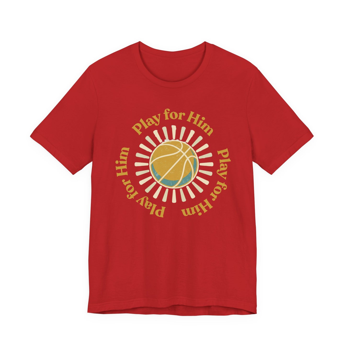 Play for Him Basketball T-Shirt | Faith-Inspired Hooper Tee | Perfect Gift