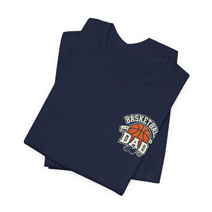 Basketball Dad Vintage T-Shirt | Coach Tee with Ball Graphic | Perfect Dad Gift