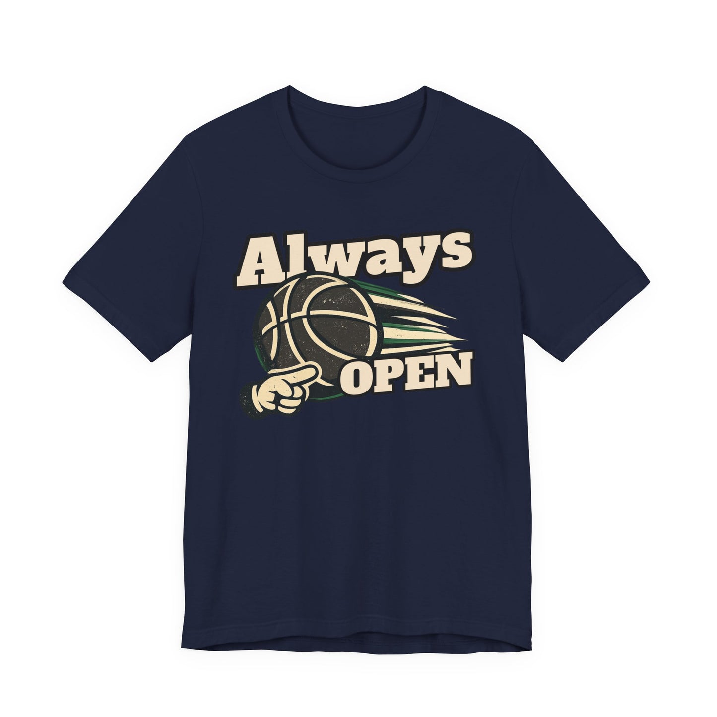 Always Open Basketball T-Shirt | Hooper Graphic Tee | Perfect Gift for Ballers
