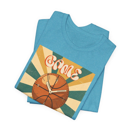 Game Time Basketball Clock T-Shirt | Retro Hooper Tee | Perfect Gift for Ball Players