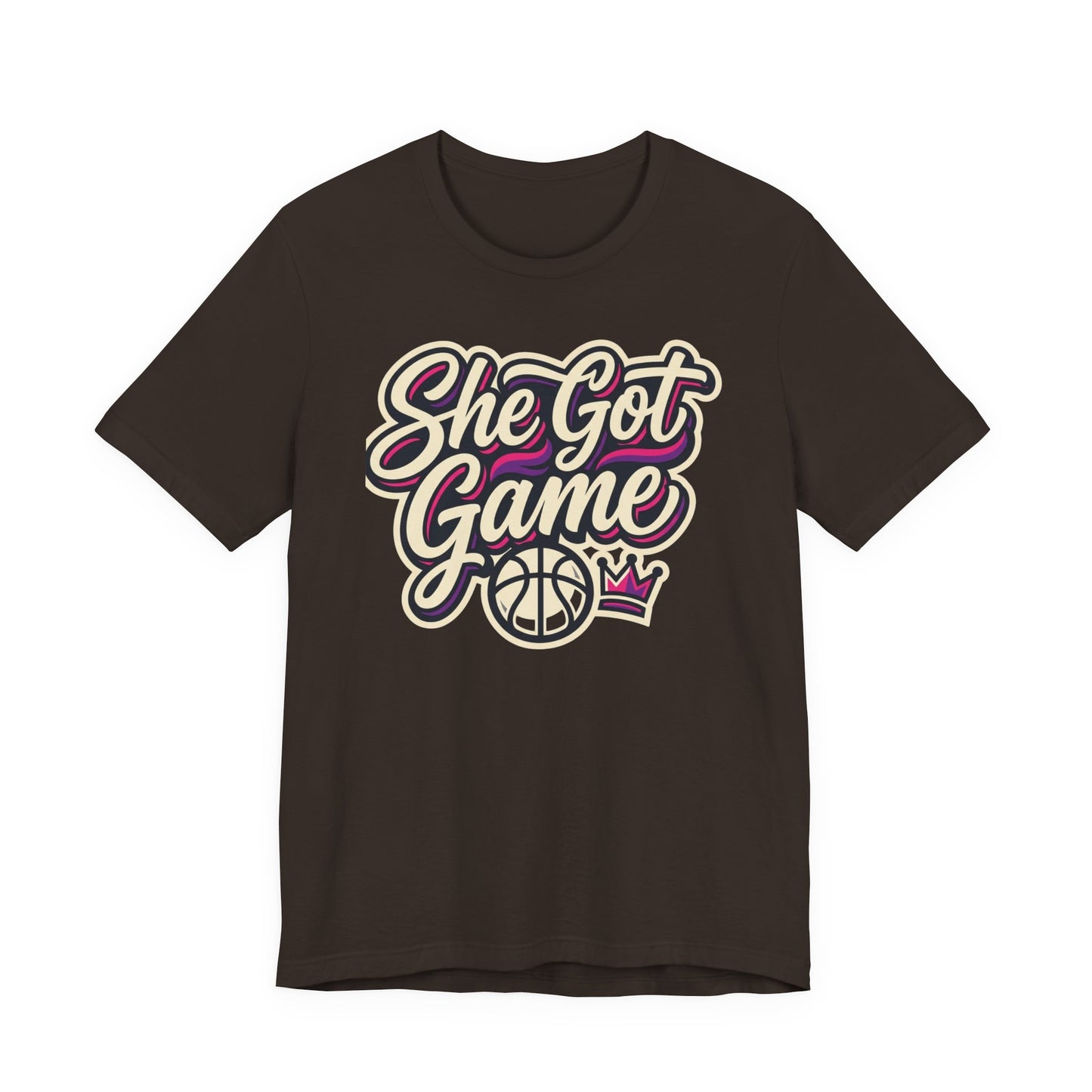 She Got Game Basketball T-Shirt | Women's Hoops Tee | Perfect Gift for Female Players