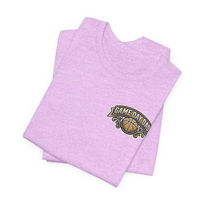 Game Day Dad Basketball T-Shirt | Navy & Gold Hooper Tee | Perfect Dad Gift