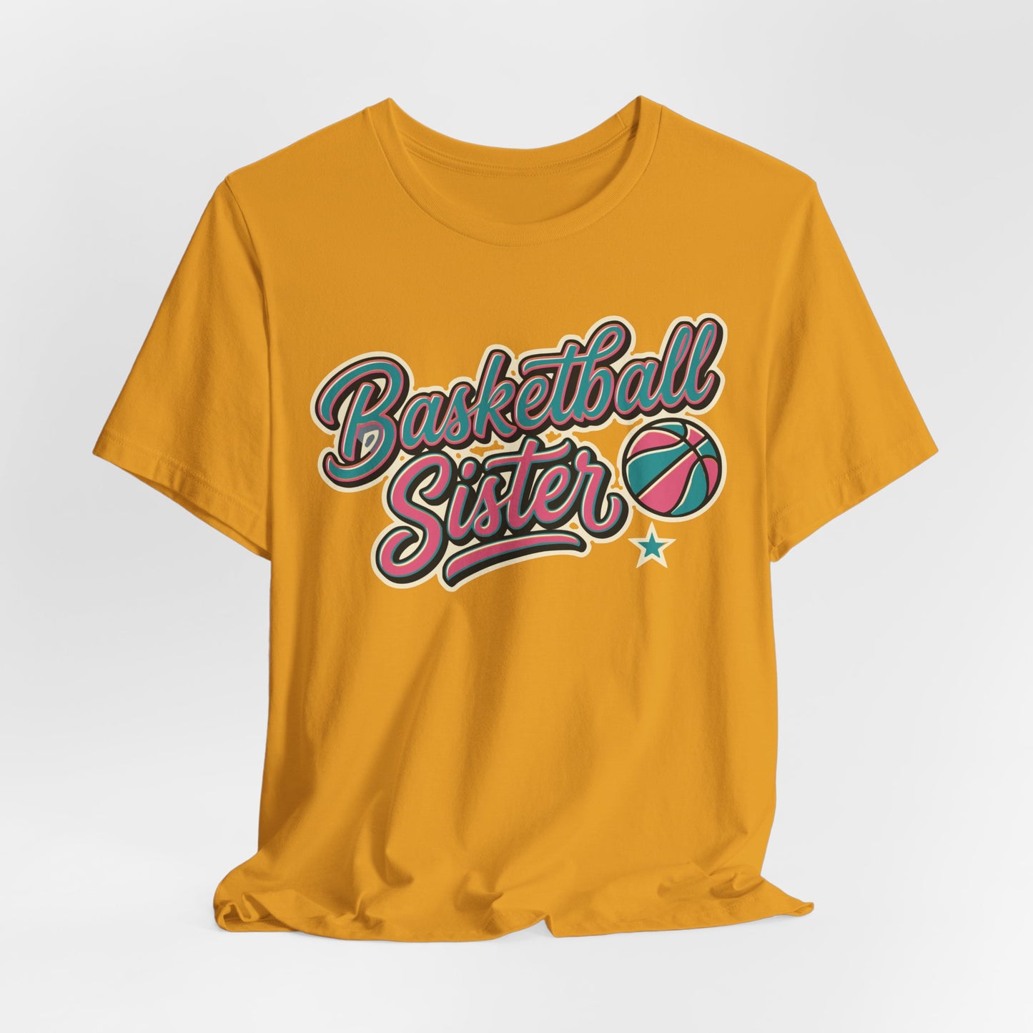 Basketball Sister Retro T-Shirt | Hooperin Tee | Perfektes Geschenk