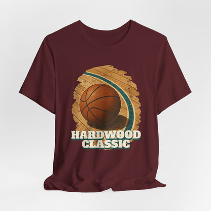 Hardwood Classic Basketball T-Shirt | Retro Court Tee | Vintage Hooper Gift
