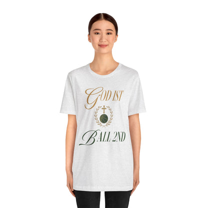 God First Ball 2nd Basketball T-Shirt | Faith-Inspired Hooper Tee | Perfect Gift