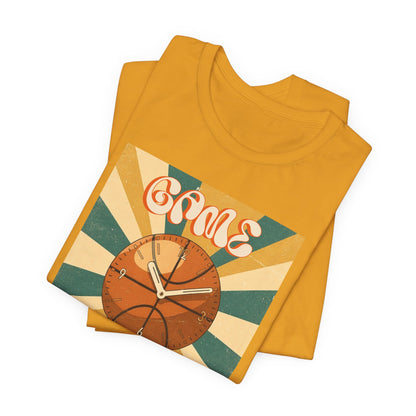 Game Time Basketball Clock T-Shirt | Retro Hooper Tee | Perfect Gift for Ball Players