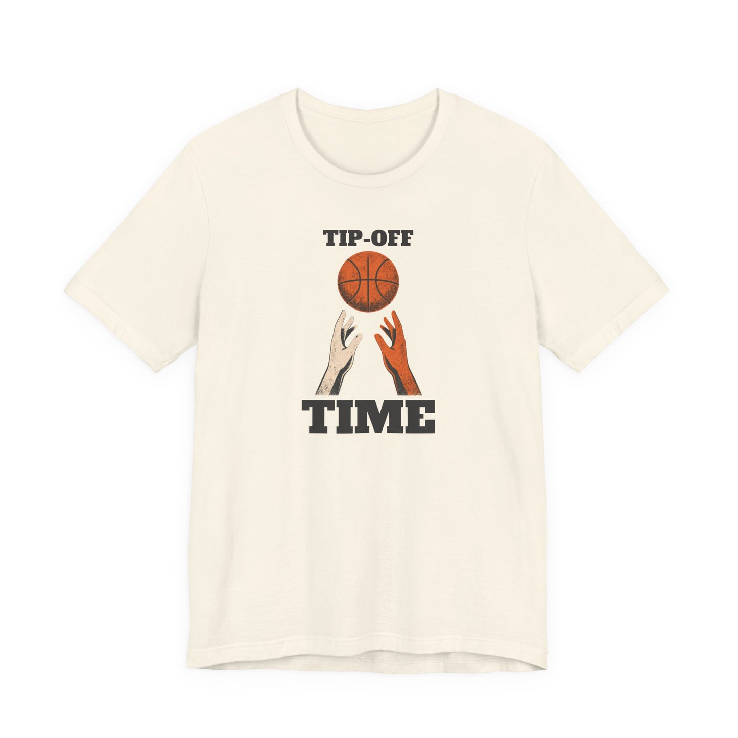 Tip-Off Time Basketball T-Shirt | Gameday Hands Tee | Perfect for Hoopers