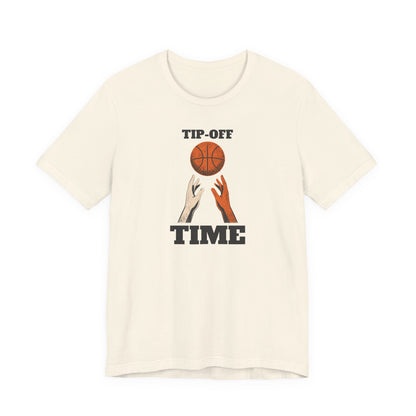 Tip-Off Time Basketball T-Shirt | Gameday Hands Tee | Perfect for Hoopers