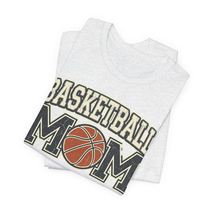 Basketball Mom Vintage Tee | Retro Ball Graphic T-Shirt | Perfect Gift for Hooper Parents