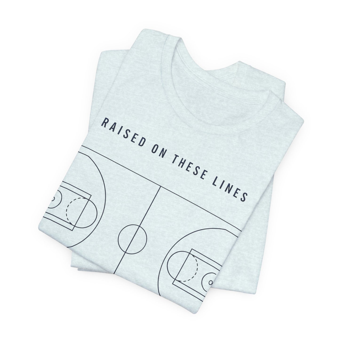 Home Court Basketball T-Shirt | Minimalistisches Basketballplatz-Shirt | Premium Hoops Streetwear